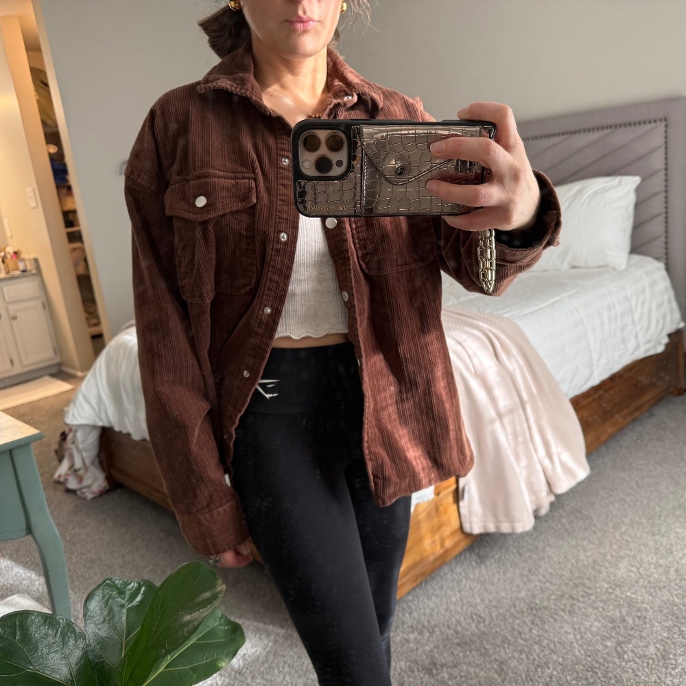 Brown Corduroy top